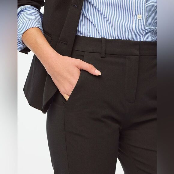 NWT J. Crew Factory Kallie straight-leg pant in black - Picture 7 of 11